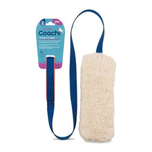Load image into Gallery viewer, Coachi Chase &amp; Crinkle Navy, Coral &amp; Faux Lambswool