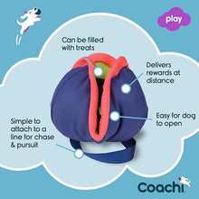 Load image into Gallery viewer, Coachi Chase &amp; Treat Navy, Lime &amp; Coral