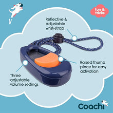 Load image into Gallery viewer, Coachi Multi-Clicker Navy, Coral Button