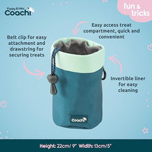 Load image into Gallery viewer, Coachi Puppy &amp; Mini Treat Pouch Teal &amp; Mint