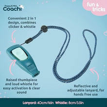 Load image into Gallery viewer, Coachi Puppy &amp; Mini Whizzclick Teal &amp; Mint