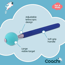Load image into Gallery viewer, Coachi Target Stick Navy &amp; Light Blue
