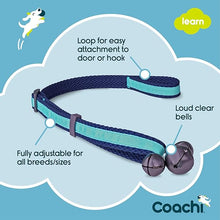 Load image into Gallery viewer, Coachi Toilet Training Bells Navy &amp; Light Blue