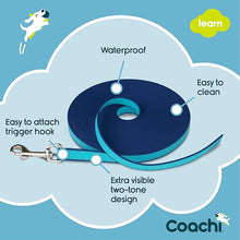 Load image into Gallery viewer, Coachi Waterproof Training Line Navy &amp; Blue 10m