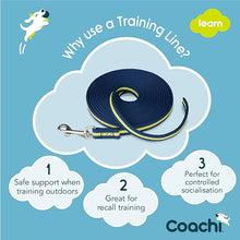 Load image into Gallery viewer, Coachi Training Line Navy &amp; Lime 5m