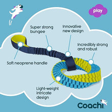 Load image into Gallery viewer, Coachi Tuggi Helix Navy, Lime &amp; Light Blue
