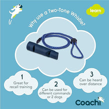 Load image into Gallery viewer, Coachi Two-Tone Whistle Navy