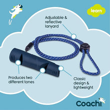 Load image into Gallery viewer, Coachi Two-Tone Whistle Navy